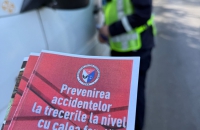 ACȚIUNI ALE POLIȚIȘTILOR LA TRECERILE CU CALEA FERATĂ