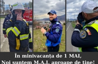ACȚIUNI PERMANENTE, PENTRU SIGURANȚA CETĂȚENILOR ÎN MINIVACANȚA DE 1 MAI