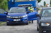 66 DE SANCȚIUNI APLICATE DE POLIȚIȘTI ÎN URMA UNEI ACȚIUNI PE DN2. ZECI DE ȘOFERI, SURPRINȘI CU VITEZĂ PESTE LIMITA LEGALĂ