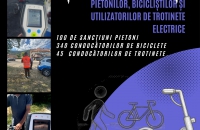 ACȚIUNE PENTRU SIGURANȚA PIETONILOR, BICICLIȘTILOR ȘI UTILIZATORILOR DE TROTINETE ELECTRICE