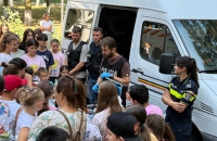 POLIȚIȘTII, ALĂTURI DE COPII, ÎNTR-O ACTIVITATE DE PREVENIRE ȘI INFORMARE LA HORIA