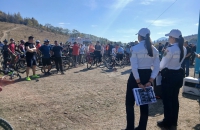 POLIȚIȘTII NEMȚENI, ALĂTURI DE BICICLIȘTI LA GÂRCINA BIKE TOUR